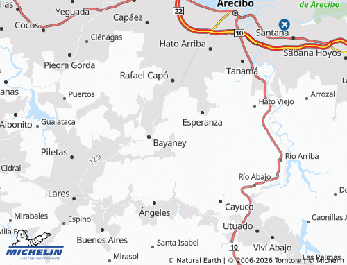 Kaart MICHELIN Aibonito - ViaMichelin