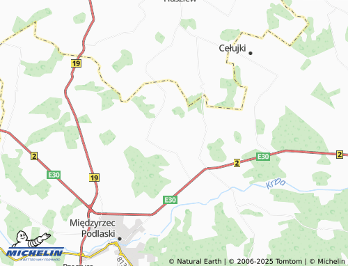 MICHELIN Koszeliki map - ViaMichelin