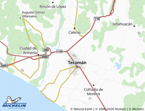 Kaart MICHELIN Bosque de San Antonio - ViaMichelin