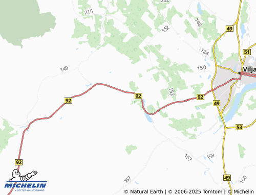 MICHELIN Rihkama map - ViaMichelin