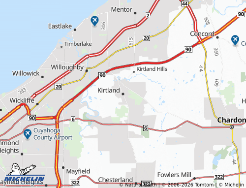Mappa MICHELIN Kirtland - ViaMichelin