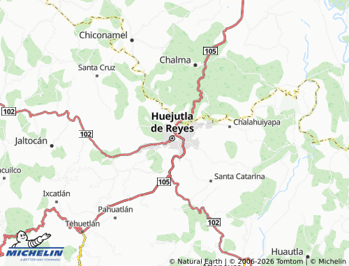 MICHELIN Juárez map - ViaMichelin