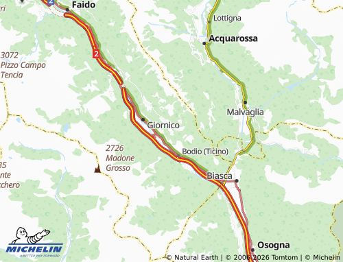 Mappa MICHELIN Parnasco - ViaMichelin