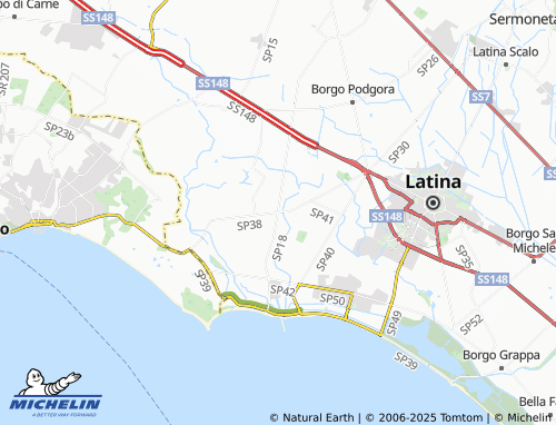 MICHELIN Borgo Santa Maria map - ViaMichelin