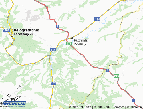 Carte MICHELIN Pleshivets - ViaMichelin