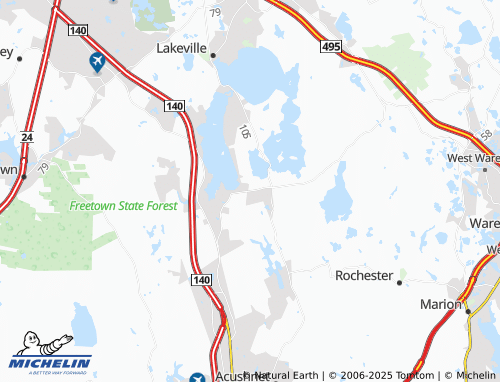 MICHELIN Ashley Heights map - ViaMichelin