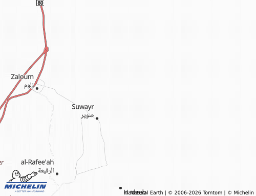MICHELIN-Landkarte al-Rabwah - ViaMichelin