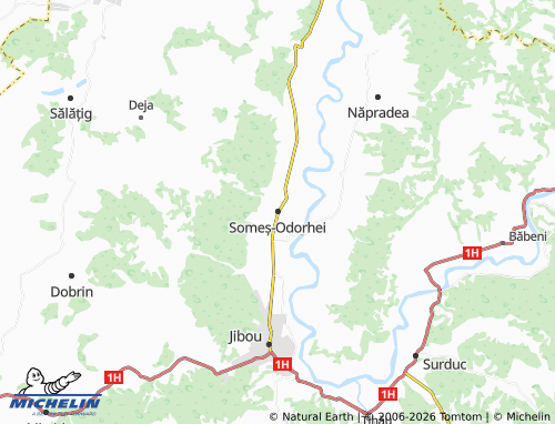 Mapa MICHELIN Someș-Odorhei - ViaMichelin