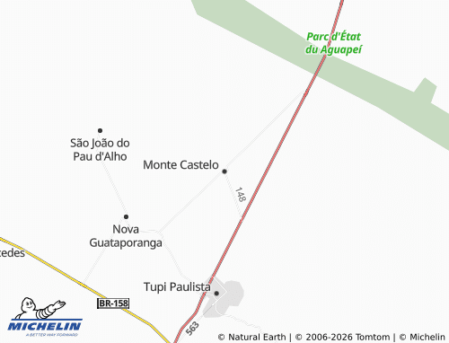 Mapa MICHELIN Monte Castelo - ViaMichelin