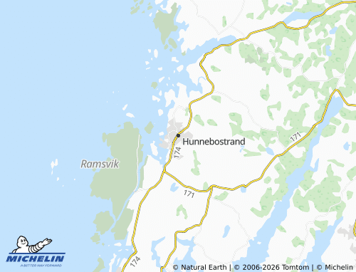 Carte MICHELIN Hunnebostrand - ViaMichelin