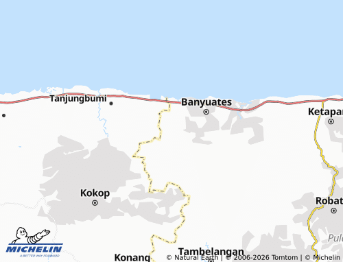 Mapa MICHELIN Asem Jaran - ViaMichelin
