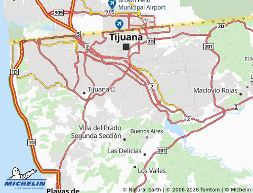 MICHELIN Reacomodo Sánchez Taboada map - ViaMichelin