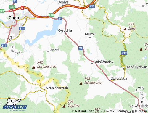 MICHELIN Salajna map - ViaMichelin
