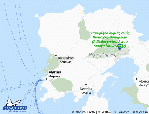 Carte MICHELIN Psylloi - ViaMichelin