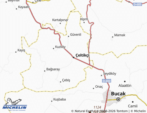 Mapa MICHELIN Konak - ViaMichelin