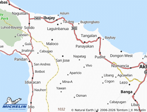 MICHELIN Rivera map - ViaMichelin