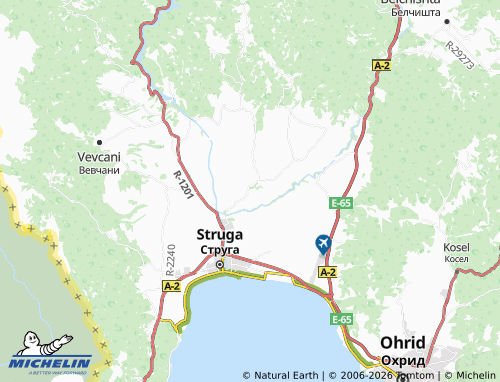 Kaart MICHELIN Draslajca - ViaMichelin