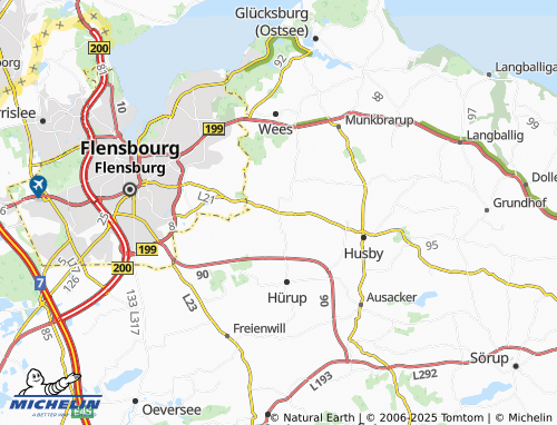 MICHELIN Neukrug map - ViaMichelin