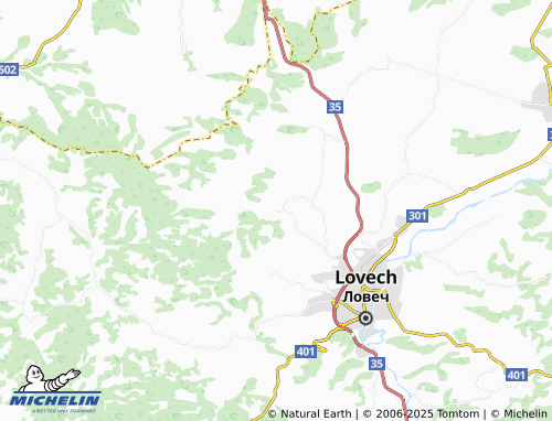 MICHELIN Lisets map - ViaMichelin