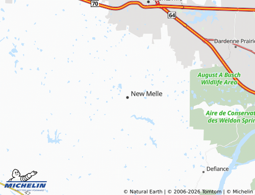 Mapa MICHELIN New Melle - ViaMichelin
