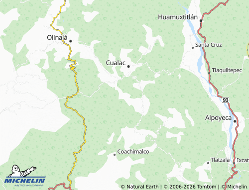 Mappa MICHELIN Tlalapa - ViaMichelin