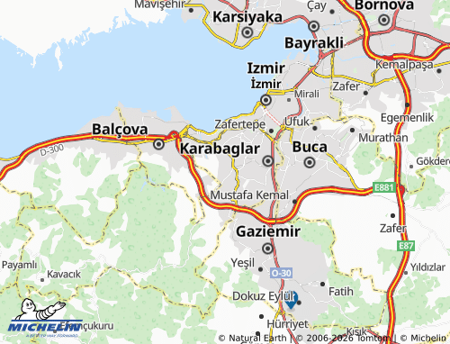 MICHELIN Limontepe map - ViaMichelin
