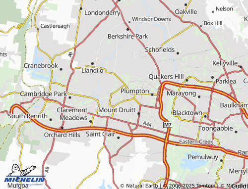 MICHELIN Tregear map - ViaMichelin