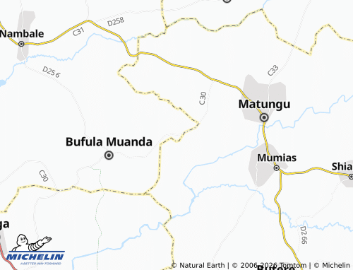 MICHELIN Buhuyi map - ViaMichelin