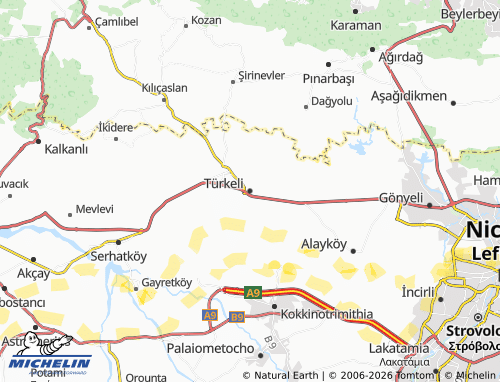 Carte MICHELIN Türkeli - ViaMichelin