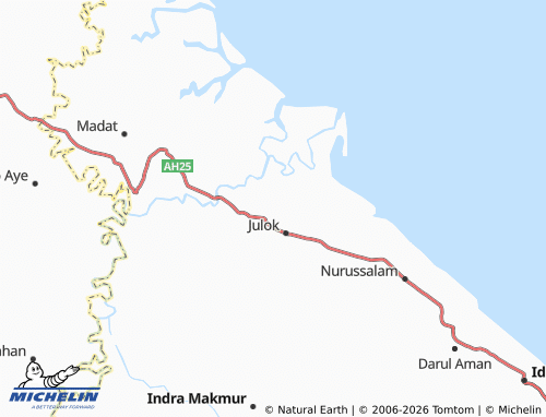 MICHELIN Gampong Baro map - ViaMichelin