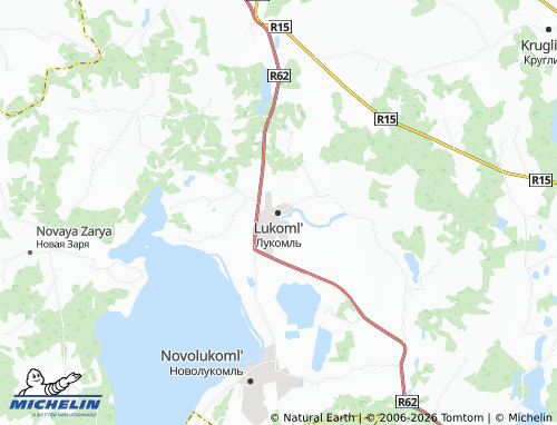 MICHELIN-Landkarte Lukoml' - ViaMichelin
