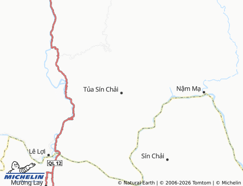 Mapa MICHELIN Tủa Sín Chải - ViaMichelin