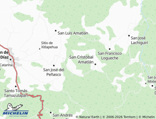 Mappa MICHELIN San Pedro Amatlán - ViaMichelin
