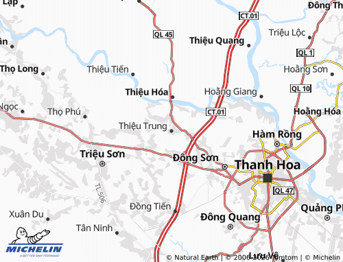 Mappa MICHELIN Thiệu Trung - ViaMichelin