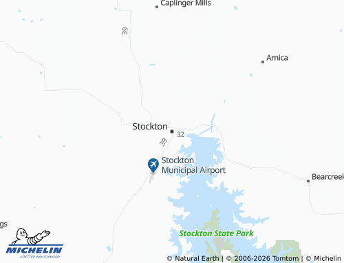 Mapa MICHELIN Stockton - ViaMichelin