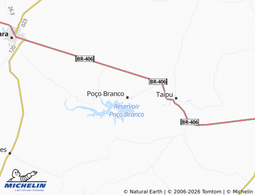 Mappa MICHELIN Poço Branco - ViaMichelin