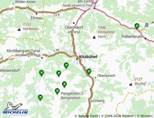 Mapa MICHELIN Kitzbühel - ViaMichelin