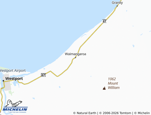 Mapa MICHELIN Waimangaroa - ViaMichelin