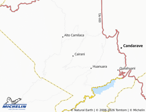 MICHELIN Cairani map - ViaMichelin