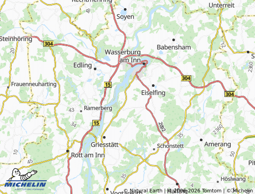 MICHELIN Spielberg map - ViaMichelin