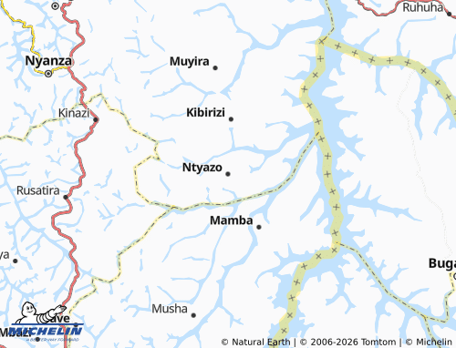 Mapa MICHELIN Ntyazo - ViaMichelin