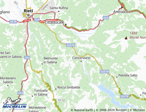 MICHELIN-Landkarte Roccaranieri - ViaMichelin