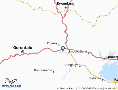 MICHELIN Tibawa map - ViaMichelin