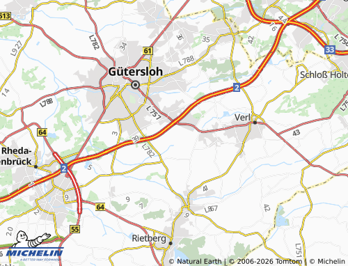 MICHELIN Determeyer map - ViaMichelin