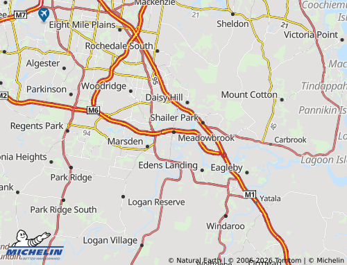 Mapa MICHELIN Meadowbrook - ViaMichelin