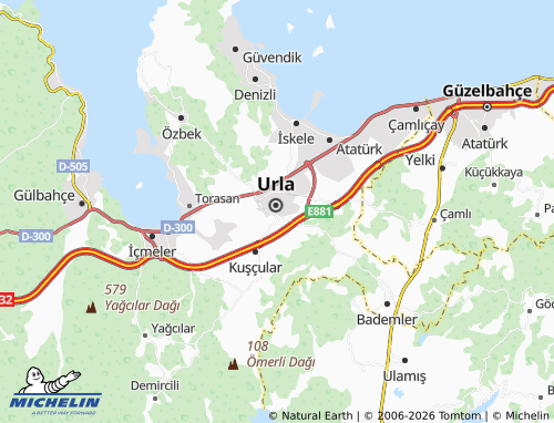 MICHELIN Sıra map - ViaMichelin