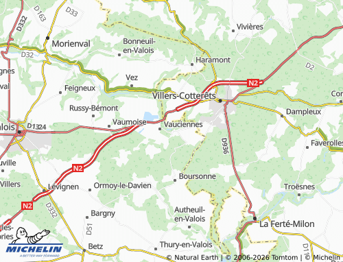 MICHELIN Coyolles map - ViaMichelin