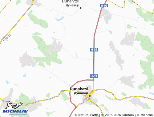 MICHELIN Hannivka map - ViaMichelin