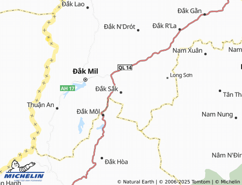 Carte MICHELIN Đắk Sắk - ViaMichelin