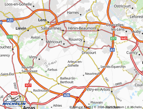 Carte MICHELIN Acheville - ViaMichelin